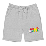 Grind 4 Mine Men's fleece shorts (White SK)